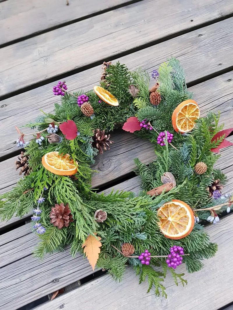 Advent Wreath on a table