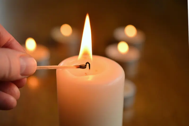 Lighted Candle